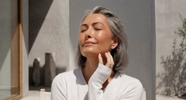Pelle viso antiage