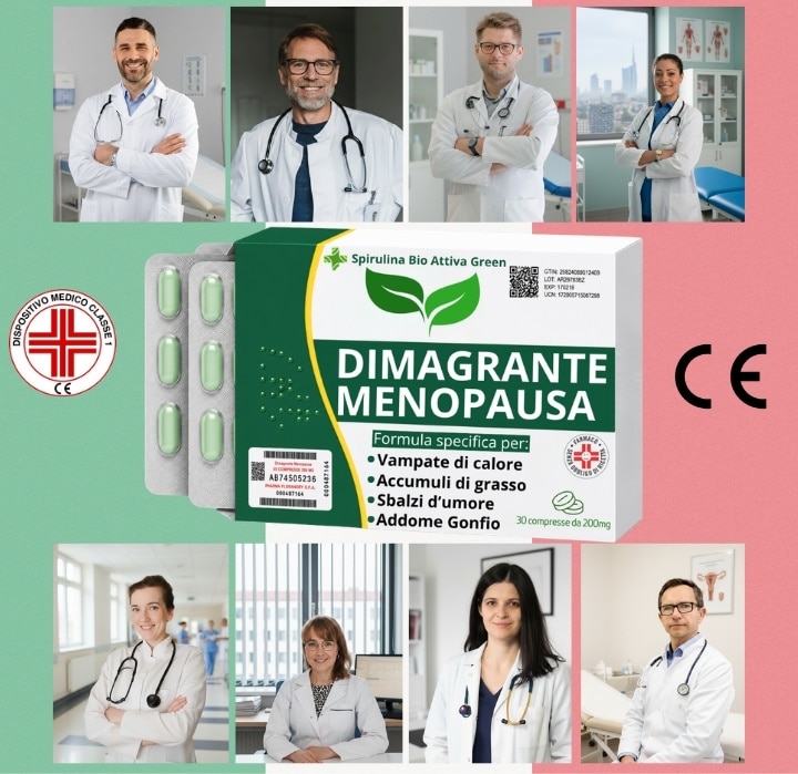 Collage di professionisti del benessere associato a Dimagrante Menopausa