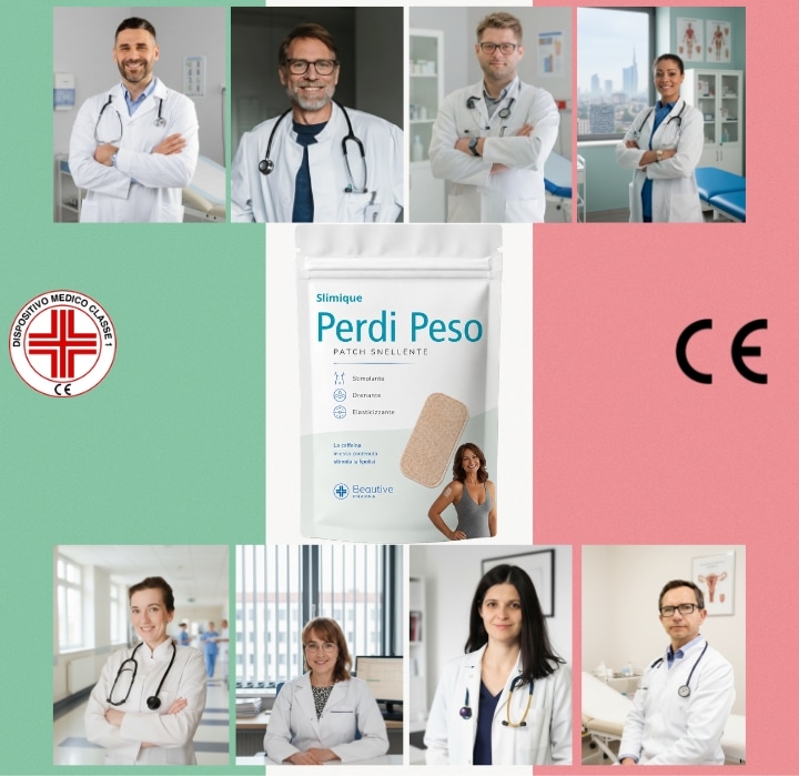 Collage di professionisti del benessere associato a BruciaGrassi Dimagrante